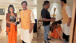 भोजपुरी एक्ट्रेस अक्षरा सिंह को मिला ‘बेस्ट एक्ट्रेस अवार्ड’, रवि किशन के पैर छूकर लिया आशीर्वाद, तस्वीरें हुईं वायरल