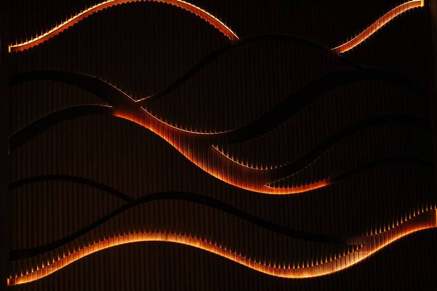Wave wall panel design