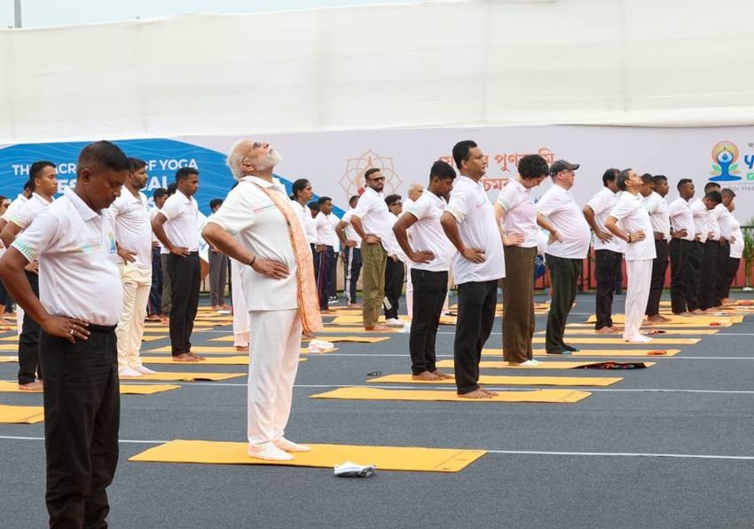 Yoga Day Celebrations Across India