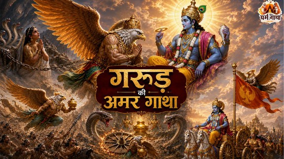 गरुड़ भगवान विष्णु के वाहन कैसे बने, गरुड़ की कथा, विनता और गरुड़, अमृत कलश की कथा, गरुड़ पुराण, महाभारत आस्तीक पर्व, भगवान विष्णु के वाहन, Garuda Story, Garuda and Vishnu, Garuda Birth Story, Vinata Kadru Story, Vishnu Vehicle Garuda, dharm gatha, dharm gatha in hindi, dharm gatha in jansatta, mahabharat , mahabharat katha, Mythological story, hindu religion, religion stories, lord vishnu,