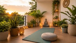 घर की बालकनी या छत पर ऐसे बनाएं खूबसूरत Yoga कॉर्नर, मिलेगा सुकून और पॉजिटिविटी