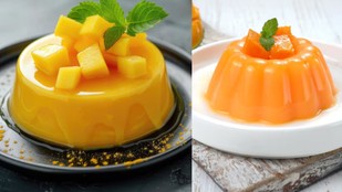 mango pudding recipe | mango pudding recipe in hindi | mango pudding kaise banate hain