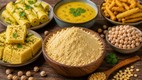Gujarati Food Culture, गुजराती खान-पान की संस्कृति, Besan Benefits and Side Effects, बेसन के फायदे और नुकसान,Is Besan Good for Daily Diet, क्या रोज़ बेसन खाना सही है?,Gujarati Snacks Nutrition,