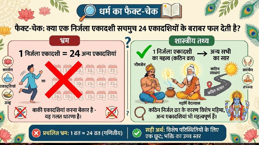 Nirjala Ekadashi 2026, Nirjala Ekadashi date, Nirjala Ekadashi 2026, Nirjala Ekadashi 2026 shubh muhurat, Nirjala Ekadashi 2026 Time, Nirjala Ekadashi muhurat, निर्जला एकादशी, निर्जला एकादशी 2026, kab hai nirjala Ekadashi,निर्जला एकादशी का महत्व, Nirjala Ekadashi 2026, एक निर्जला एकादशी का फल, भीमसेनी एकादशी की कथा, निर्जला एकादशी व्रत के नियम क्या हैं, 24 एकादशी और निर्जला एकादशी का सच, Dharma Fact Check, एकादशी व्रत का शास्त्रीय सच, Nirjala Ekadashi vrat vidhi
