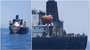 oil tanker attacked | latest news | hindi news