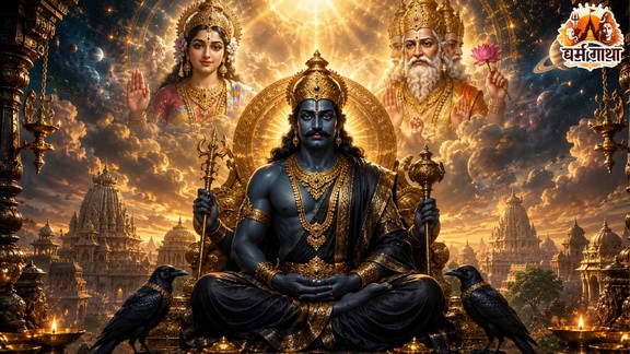 shani dev, methology katha, shani dev katha, shani parvati katha, shani dev drishti,Why Shani Dev is limping, Goddess Parvati curse to Shani Dev, Shani Dev and Baby Ganesha story, Dharm Gatha series, Ganesh Purana stories, Shani Dev boons, Yogindra Shani Dev, Hindu mythological stories, Surya putra Shani, शनिदेव को माता पार्वती का शाप, शनिदेव लँगड़े क्यों हुए, शनिदेव और बाल गणेश की कथा, धर्म गाथा, श्रीगणेश पुराण की कथा, शनिदेव को वरदान, योगीन्द्र शनिदेव, सूर्यपुत्र शनिदेव, पौराणिक कथाएं हिंदी में, dharm gatha, dharm gatha in jansatta