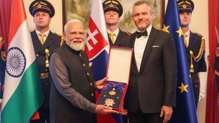 pm modi | Slovakian President Peter Pellegrin | Slovakia highest honour |