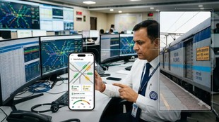 Indian Railways train punctuality app, Indian Railways internal app, real-time train tracking