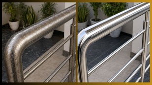 steel railing kaise saaf karen | How to get stainless steel clean and shiny | What are the best cleaning tips