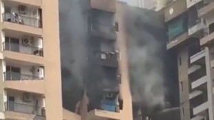 uttar pradesh | fire break | noida society |