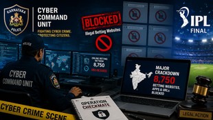 Karnataka online betting crackdown, IPL betting websites blocked, Karnataka Cyber Command