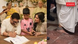 शादी के बाद नए अंदाज में नजर आए आमिर खान, धोती-कुर्ते के साथ पांव में पायल ने खींचा सबका ध्यान