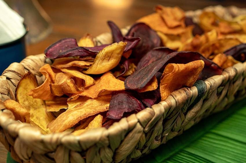 Baked Beetroot Chips