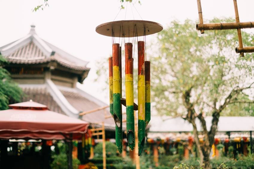 Bamboo wind chimes