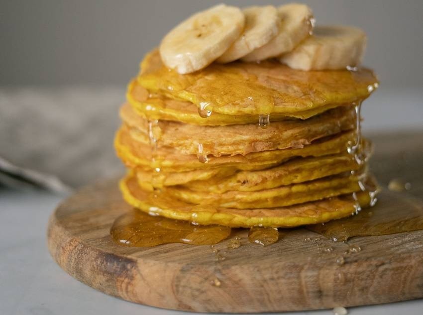 Banana Oat Pancakes