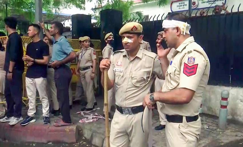 New Delhi Protest News
