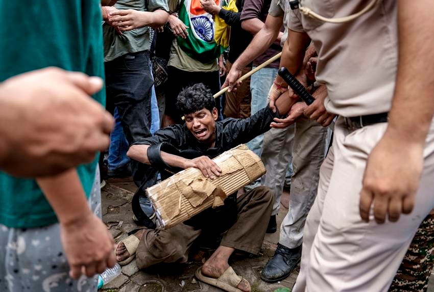 CJP Jantam Mantar Protest Viral Pictures