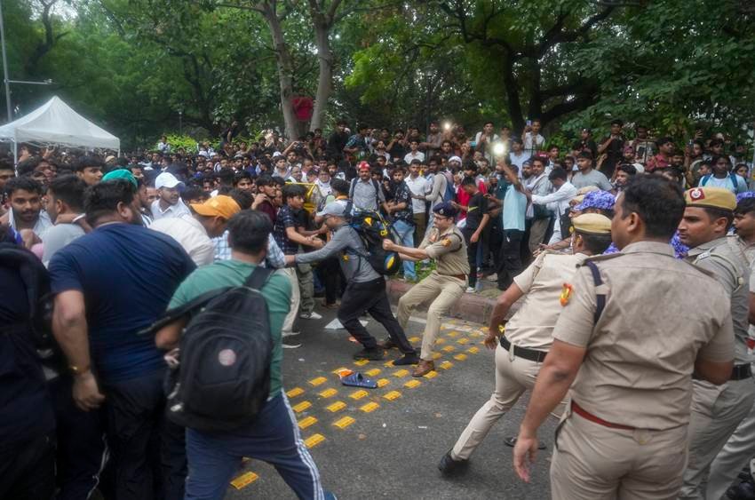 Protest of Cockroach Janata Party