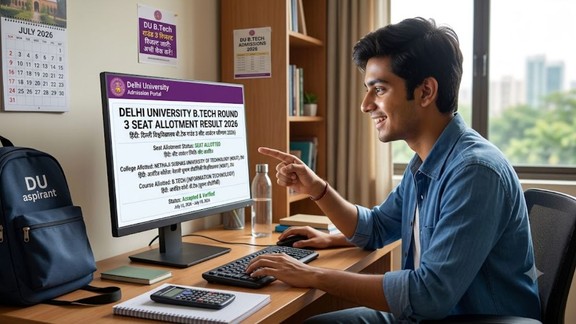 DU BTech Round 3 Seat Allotment Result 2026, DU BTech Round 3 Seat Allotment Result 2026, DU BTech Admission 2026, Delhi University BTech Counselling 2026