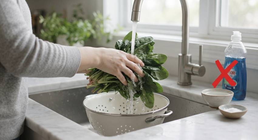 Do not Use Soap Or Detergent