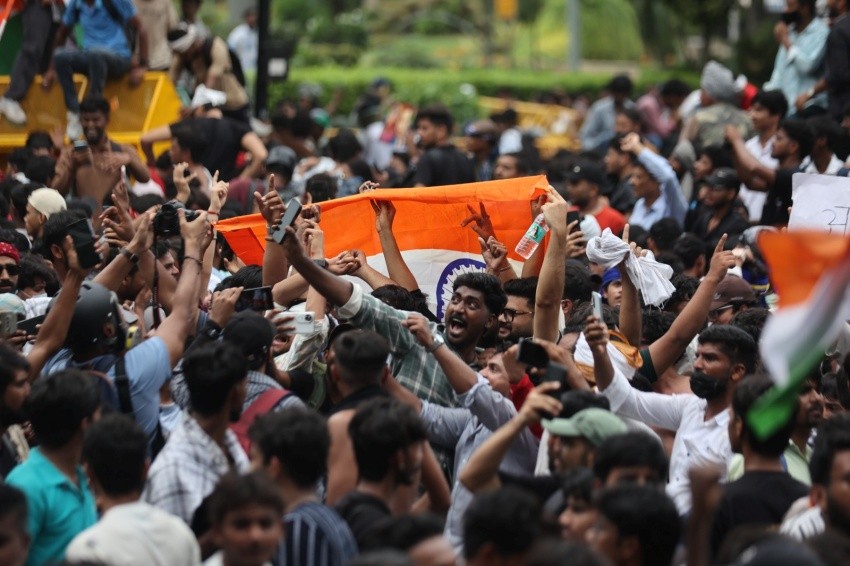 Photo of CJP Protest from Jantar mantar
