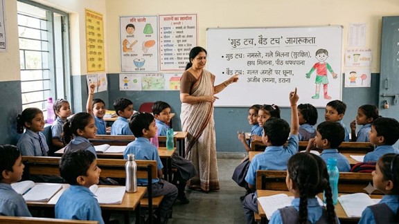 Delhi News, Delhi Schools, POCSO Act, Good Touch Bad Touch, Child Safety, Rekha Gupta, Delhi Government, Education News, School News, Child Protection, Delhi School Safety, POCSO Awareness Month 2026