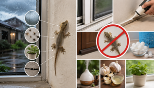 why lizards come in house during monsoon