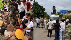 CJP नेता आशुतोष रांका के दौरे के दो दिन बाद राजस्थान यूनिवर्सिटी में भूख हड़ताल पर बैठे छात्र को पुलिस ने हटाया