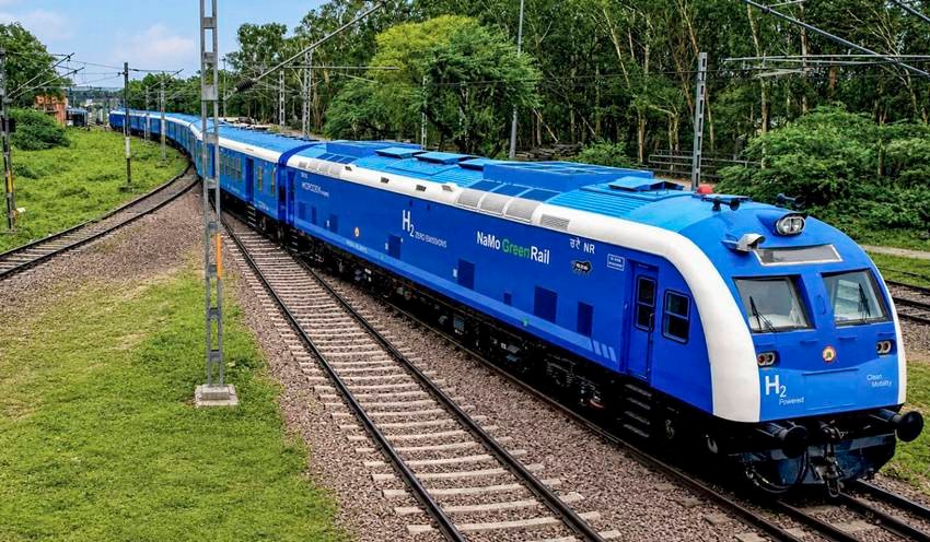 PM Modi Hydrogen Train Launch