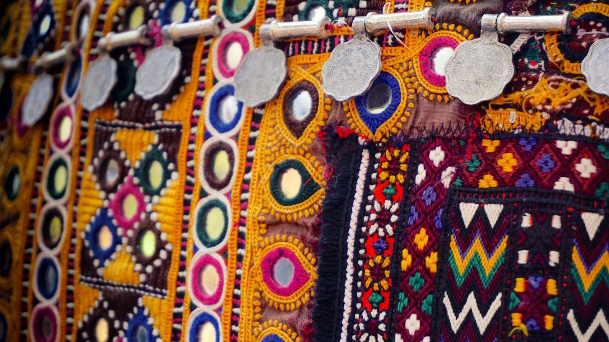 Phulkari embroidery