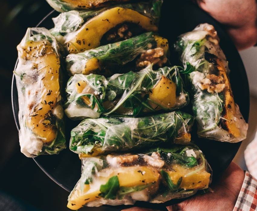 Mango Sticky Rice Spring Rolls (Thailand)
