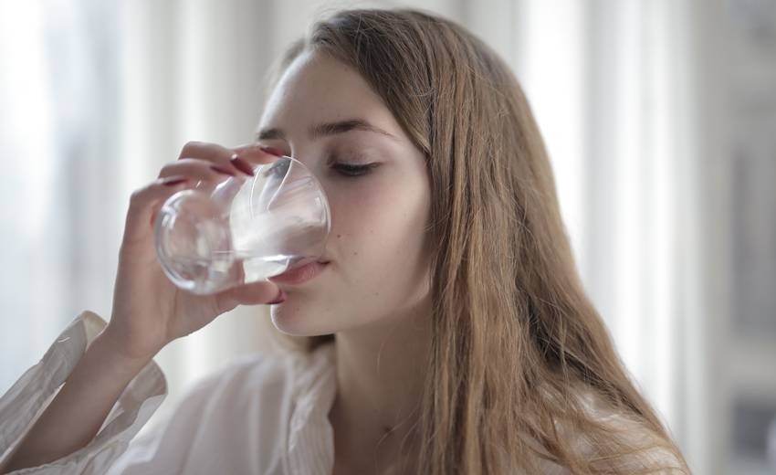 morning water drinking