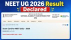 NEET UG 2026, NEET UG Result, NEET UG Result Out, NEET UG Final Answer Key Out, neet.nta.nic.in