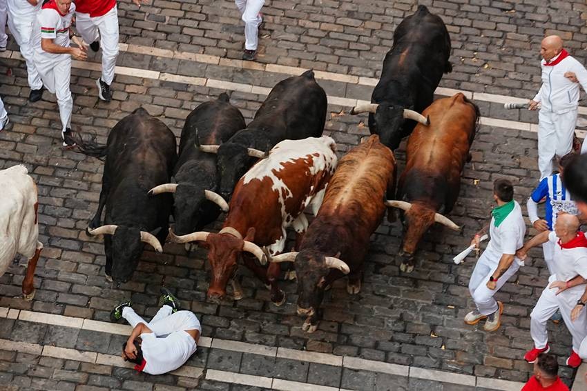 Spain Bull Running Festival
