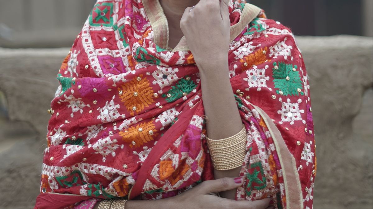 Traditional Indian embroidery