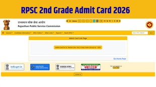RPSC 2nd Grade Admit Card 2026, RPSC 2nd Grade Admit Card Download Link, RPSC 2nd Grade Hall Ticket 2026, RPSC Admit Card 2026 link, RPSC 2nd Grade exam date 2026