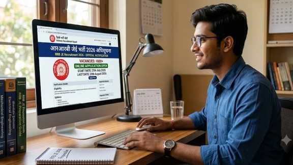 RRB JE Recruitment 2026, Railway JE Vacancy 2026, Railway Recruitment Board, RRB CEN 04/2026, Junior Engineer Vacancy, Railway Jobs 2026, Government Jobs, Sarkari Naukri, Railway Exam News, RRB Notification 2026