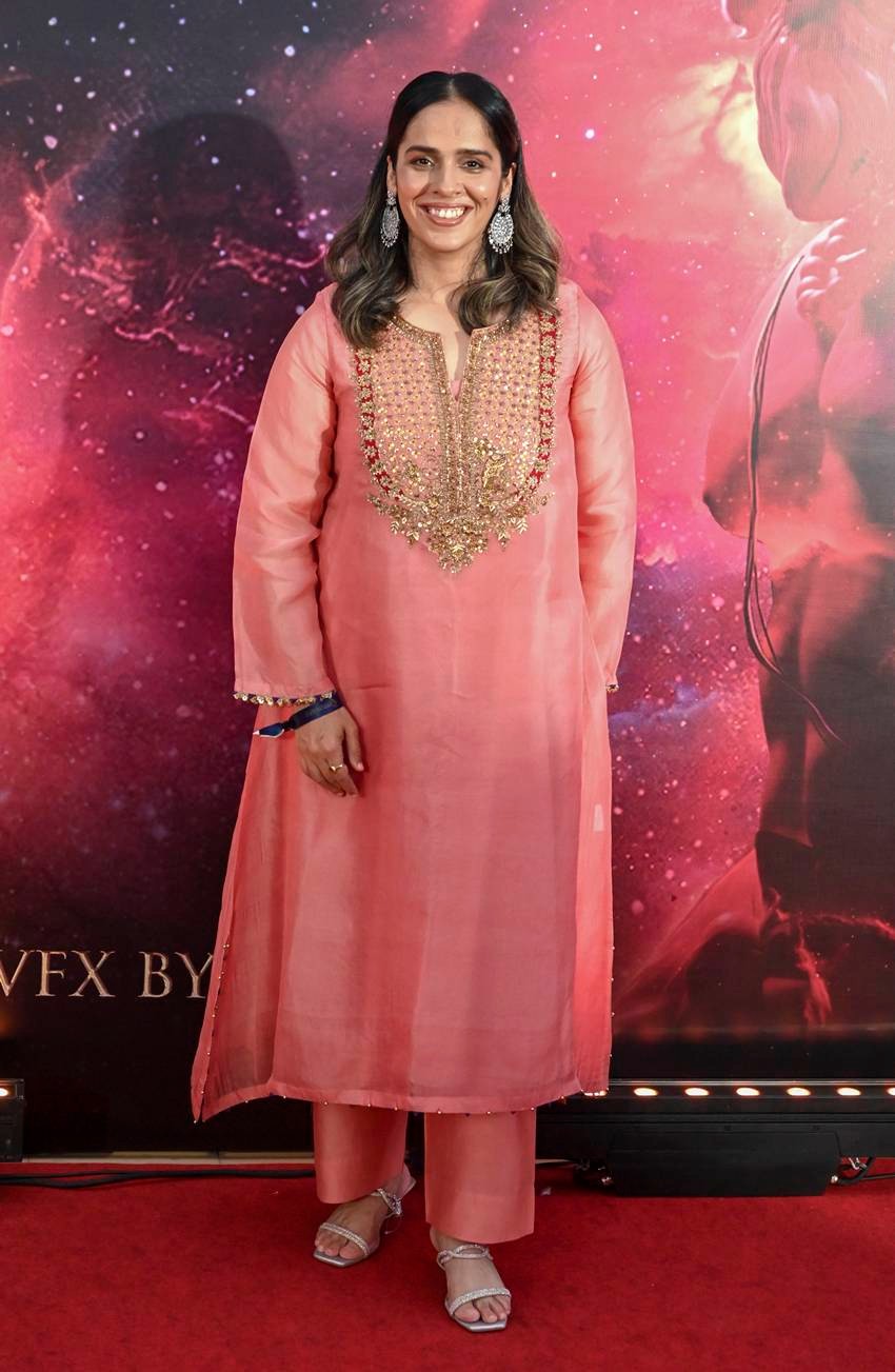 Former badminton player Saina Nehwal 