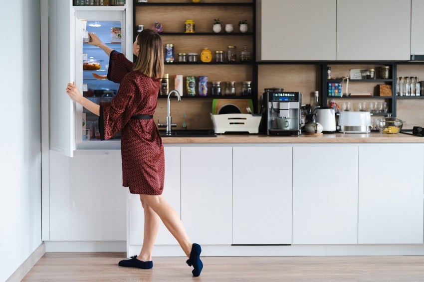Why not place fridge against wall
