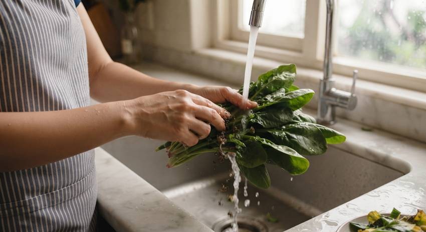 Rinse Under Running Water