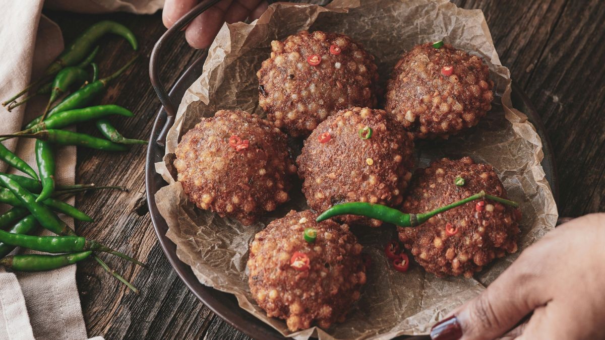 Indian snacks with chai