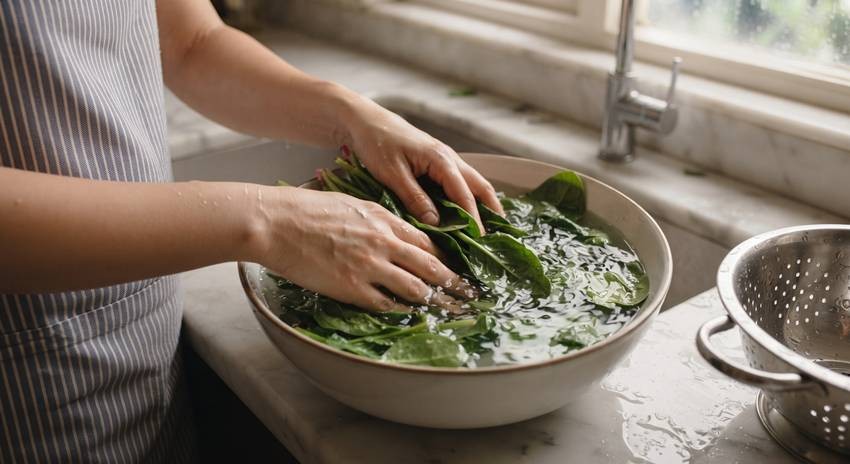 Soak In A Bowl Of Clean Water