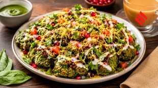Spinach Chaat Recipe
