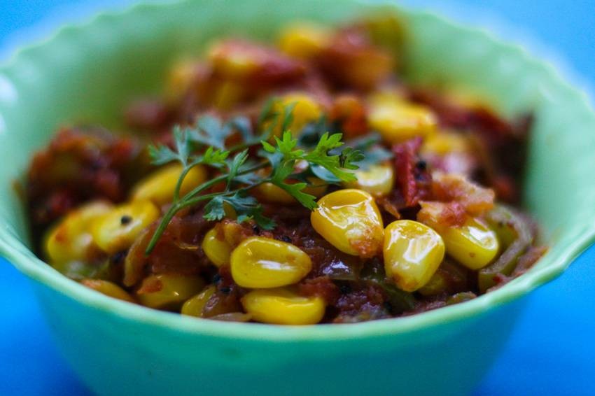 Steamed Corn Bhel