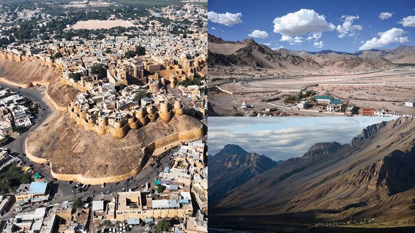 These 10 Places In India Get The Lowest Rainfall Every Year
