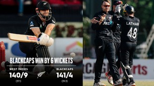 NZ vs WI 2nd ODI, New Zealand beat West Indies by 6 wickets, New Zealand vs West Indies