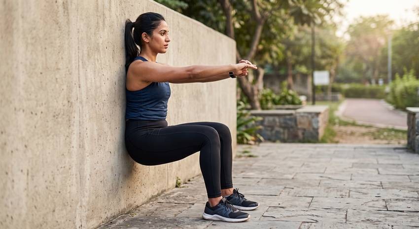 Wall Sit Exercise