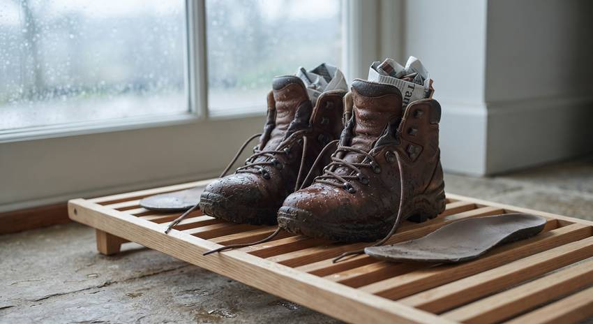 Wet Shoe Drying Tips