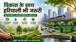 विकास के साथ हरियाली भी जरूरी: पर्यावरण संरक्षण को बनाना होगा विकास नीति का अनिवार्य हिस्सा