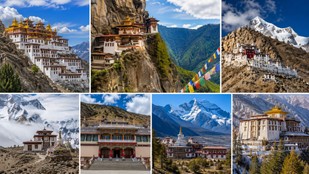 mountain monasteries | Thiksey Monastery | famous monasteries in Ladakh